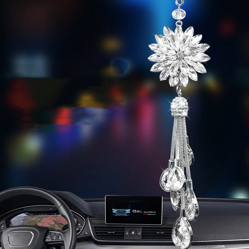 Title 2, Car Hanging Ornament Crystal Comet Pendant – Ce...