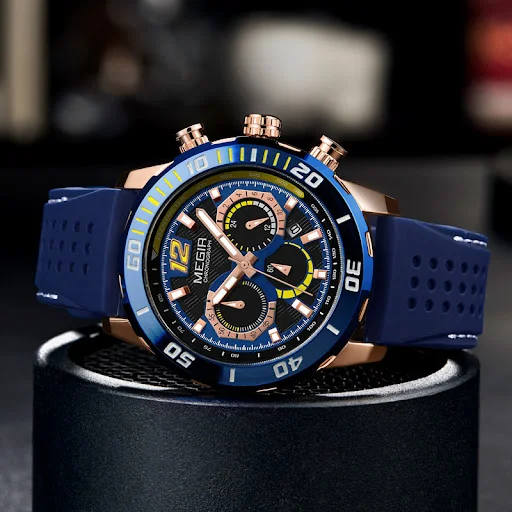 Title 6, Sportieve Siliconen Horloge met Grote Wijzerpla...