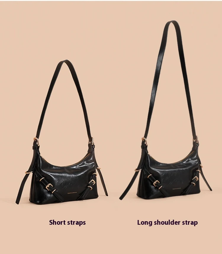 Bolsa Crossbody Feminina Estilo Primavera, Versátil e Sobrancelha, Requintada e Avançada. Perfeita para um visual moderno e sofisticado em qualquer ocasião. — foto 4