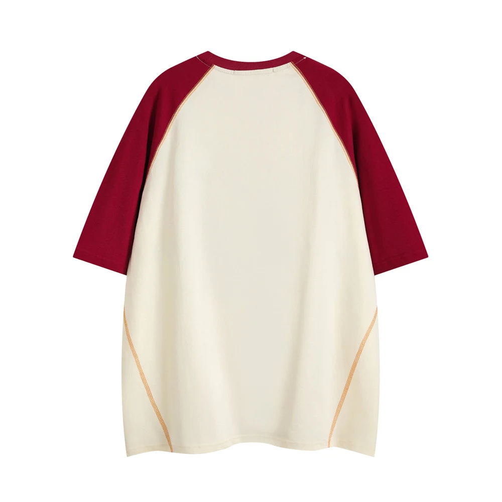 Title 6, Mens Color Matching Sports Loose Top. Breathab...