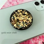 Gold resin shell
