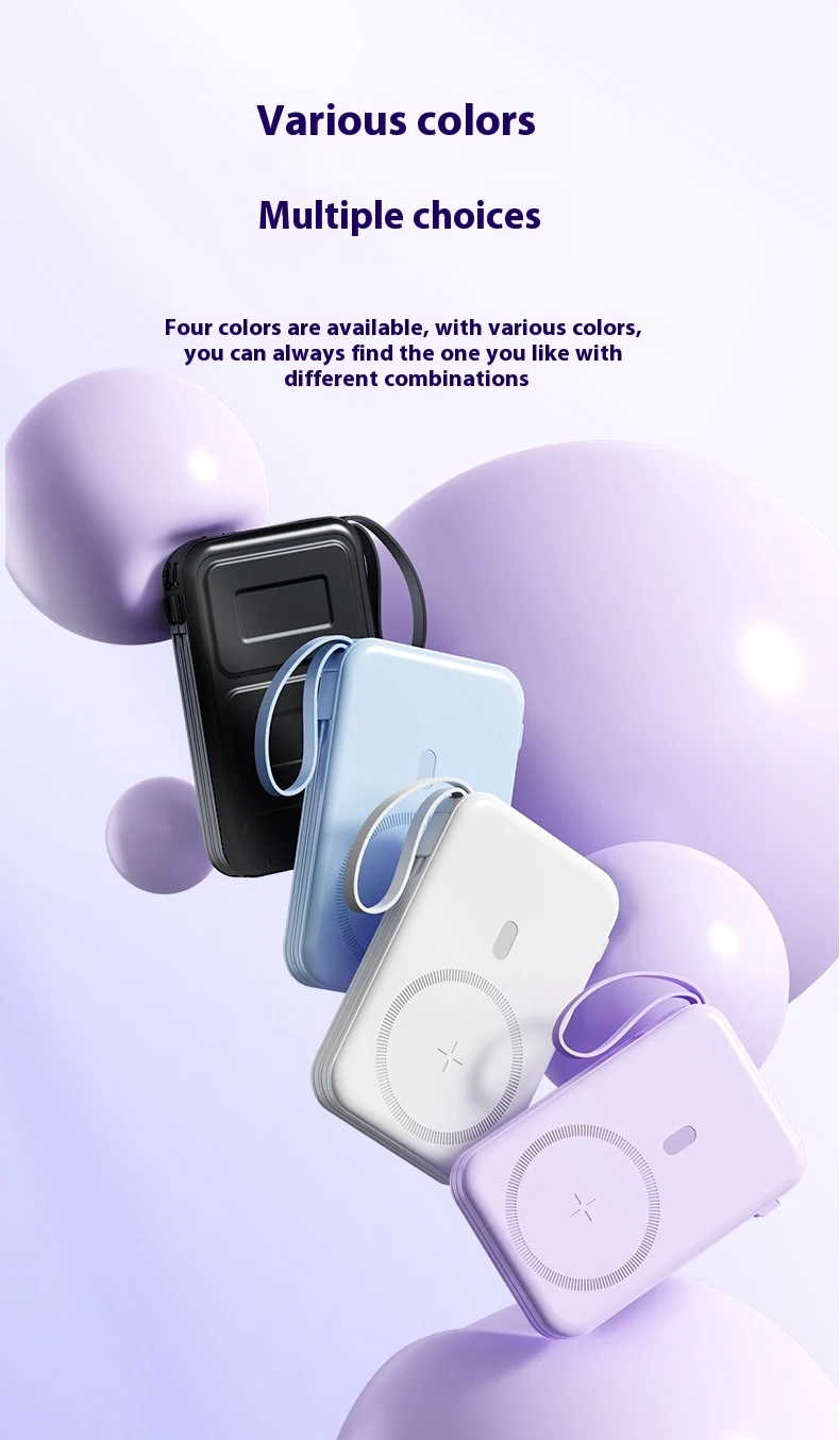 Title 12, Nova Suporte Dobrável com Cabo e Power Bank Sem...