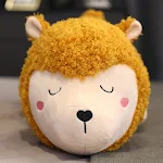 Linda boneca de pelúcia Alpaca na cama para aconchegar e decorar. Macia, adorável e perfeita para crianças e amantes de alpacas. — foto 3