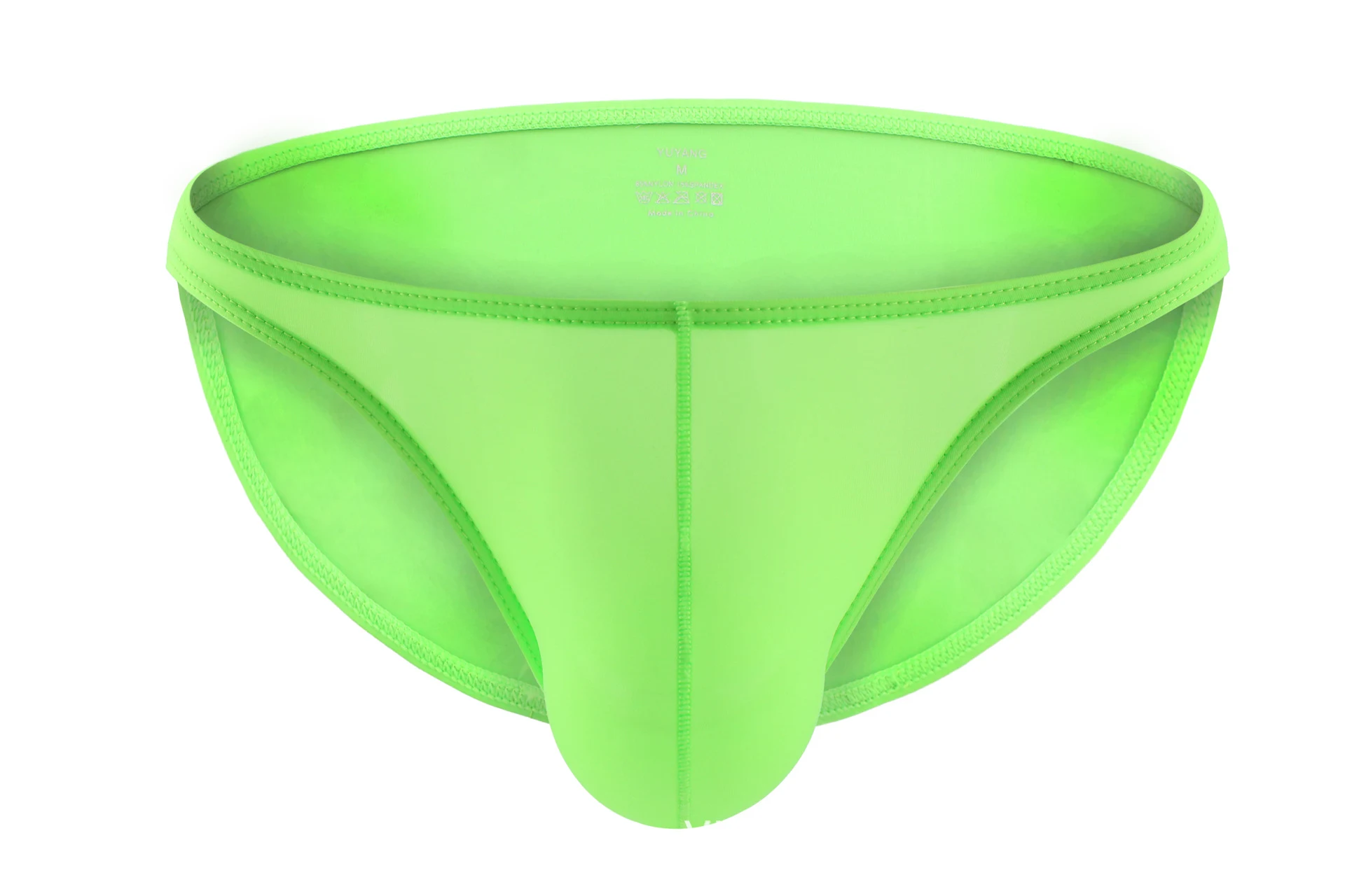 Cuecas slip de seda gelo masculinas em cores lisas. Conforto e frescor excepcionais. Roupa íntima respirável, macia e leve para uso diário. — foto 14