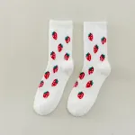 White background strawberry