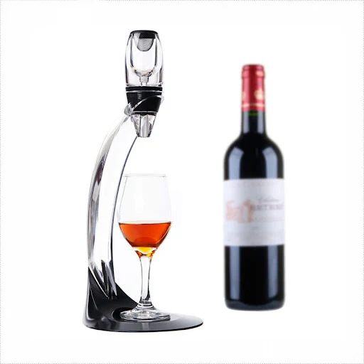 Title 6, Quick wine decanter set. Instantly decant and s...