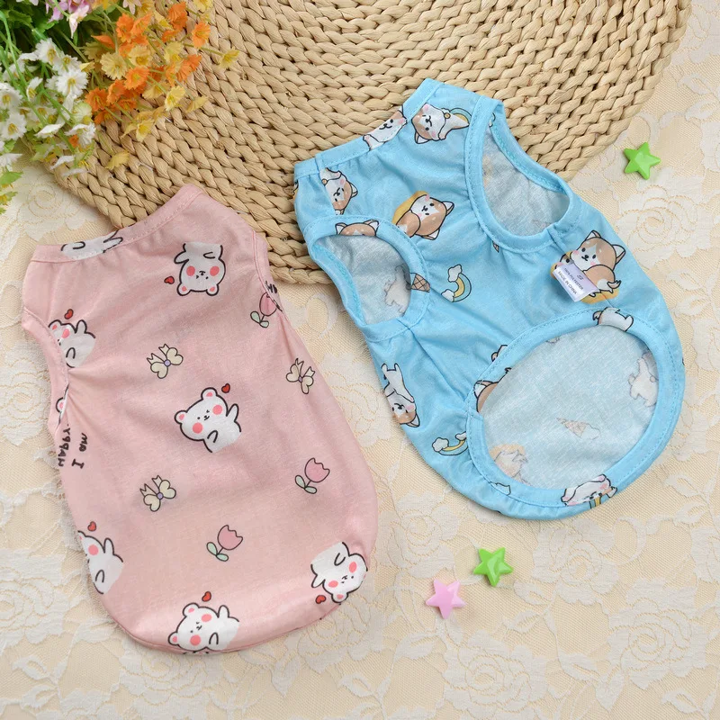 New Pet Vest Ice Silk Small Dog Clothes, Lightweight and Cooling Summer Apparel, Breathable and Comfortable Design, Perf — photo 13