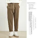 Pencil Casual Pants Fleece-lined All-matching provide ultimate comfort and warmth. Perfect for winter and easily match a — photo 3