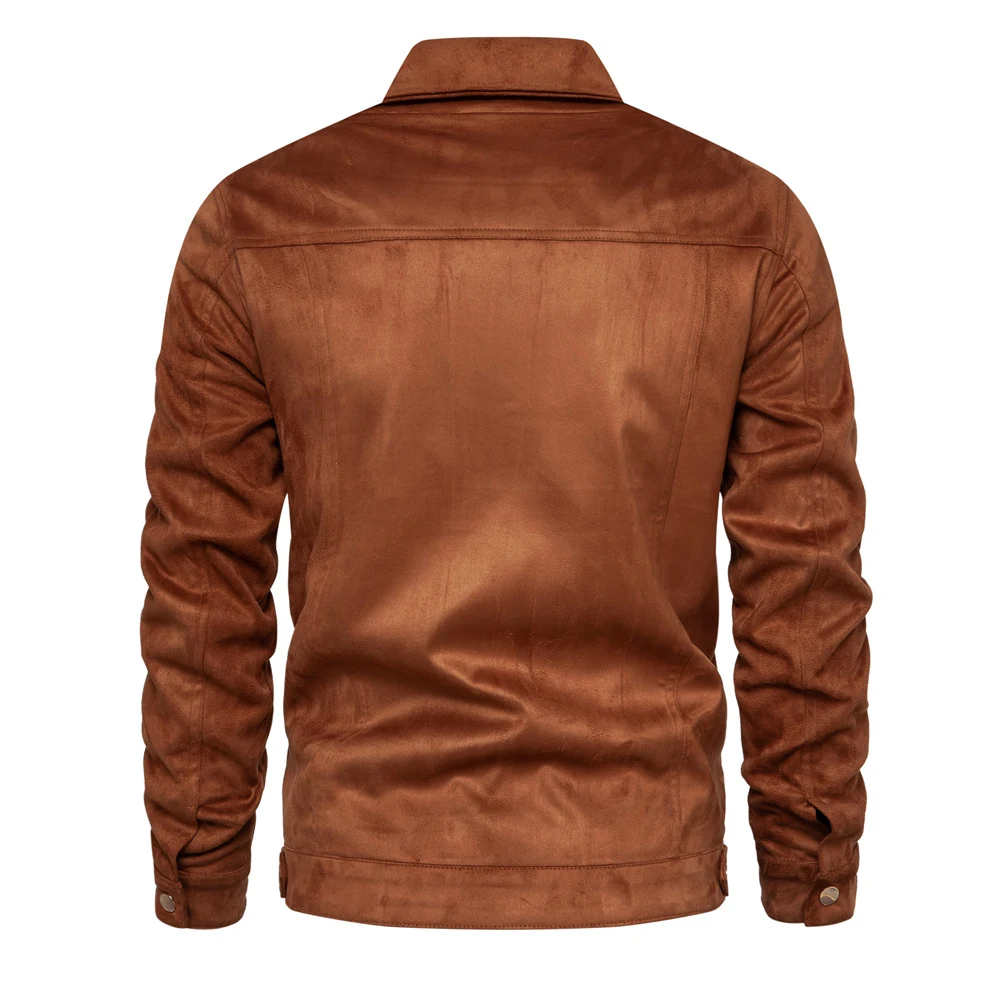 Jaqueta casual masculina com gola polo fashion e emagrecedora. Conforto e estilo para um visual moderno e elegante. Ideal para o dia a dia. — foto 20