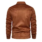 Jaqueta casual masculina com gola polo fashion e emagrecedora. Conforto e estilo para um visual moderno e elegante. Ideal para o dia a dia. — foto 20