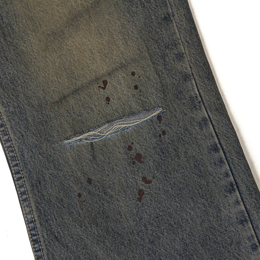 Jeans Rotos Estilo Americano para Hombre – Diseño Moderno, Ajuste Cómodo, Denim Resistente, Ideal para un Look Casual y Urbano — foto 3