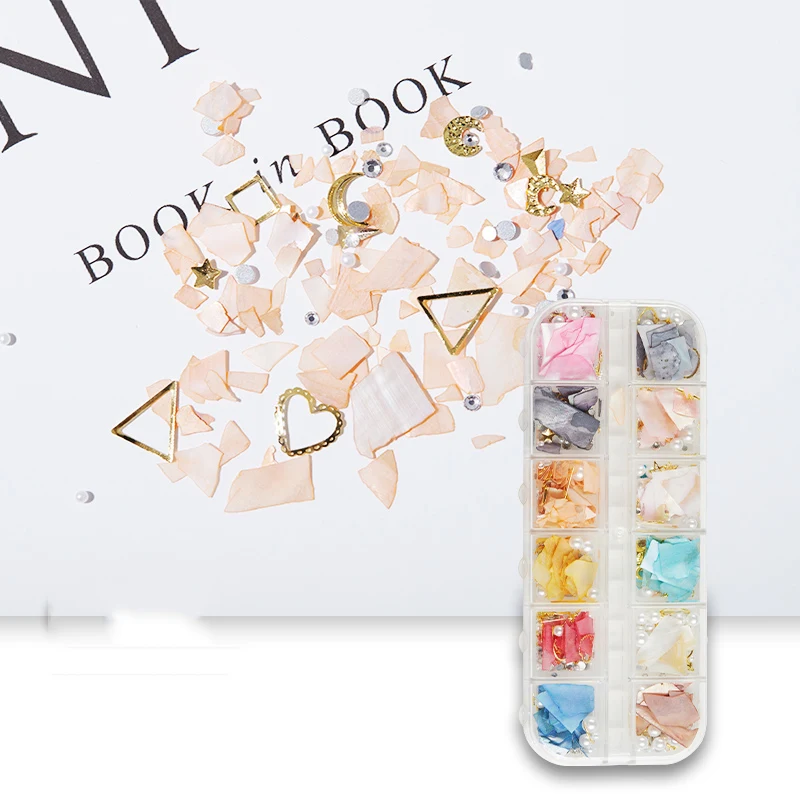 Nail Art Jewelry Diamond Shell Pearl Small Accessories for stunning nail designs. Elevate your manicure with these beaut — photo 9