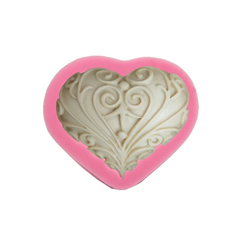 Title 4, Love Flower Vine Shape Silicone Mold for beauti...