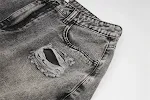 Men's Heavy Industry Distressed Washed Jeans Irregular Durable Comfortable Fit Unique Style Authentic Denim Trousers — photo 19