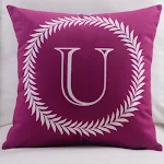 Fronha de imitação de veludo de algodão com letras em inglês, macia e elegante, ideal para decorar seu quarto com conforto e estilo. — foto 13