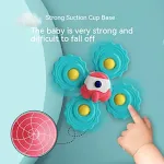 Baby Sucker Rotary Table Cartoon Children's Spinning Top Toy Bite Teether Educational Toy for sensory and fine motor dev — photo 3