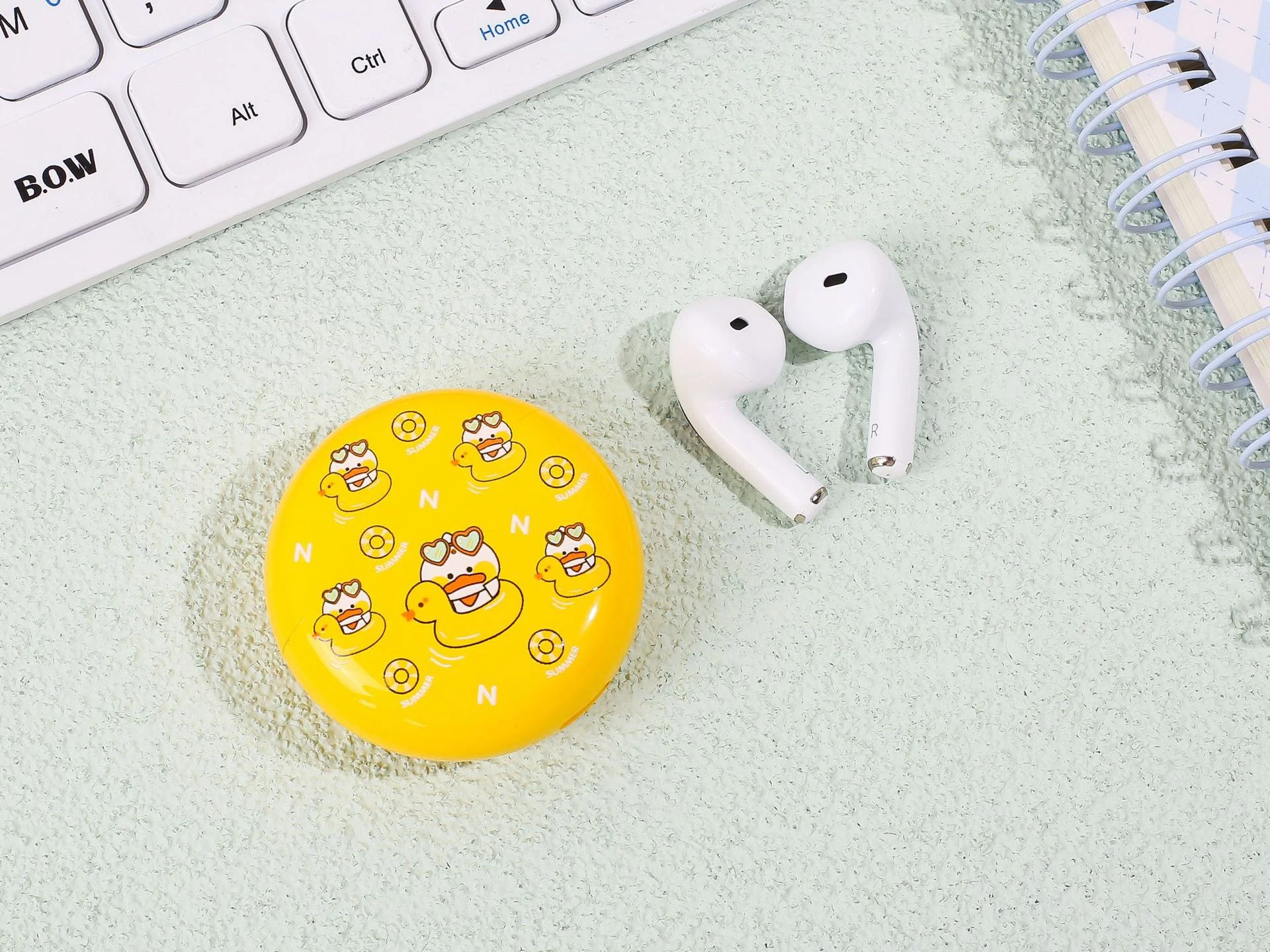 Title 2, Fashion Cartoon Real Wireless Bluetooth Headset...