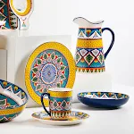 Ceramic Tableware Salad Bowl and Steak Plate for stylish dining. Perfect for salads and steaks. Enjoy meals with eleganc — photo 7