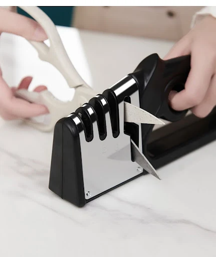 Title 3, Four-in-One Kitchen Knife Sharpening Stick Fixe...