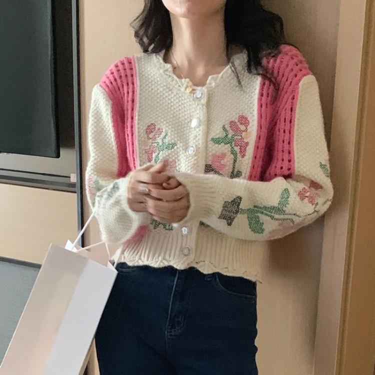 Title 10, Womens Long-sleeved Sweater Knit Sweater Short...