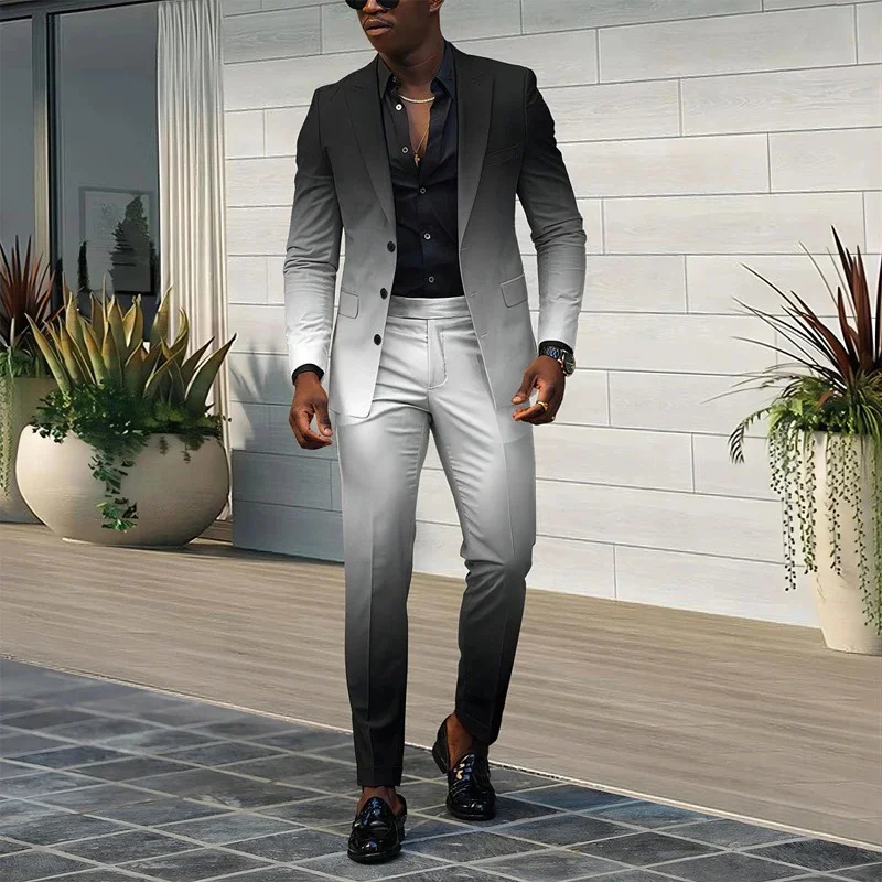 Title 8, Trendy All-matching Mens High Quality Gradient...