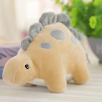 Boneco de dinossauro de pelúcia macia, perfeito para abraçar. Brinquedo infantil educativo, ideal para presentes e imaginação. — foto 7