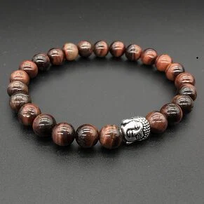Title 6, Popular Buda Head Bead Stone Bracelet