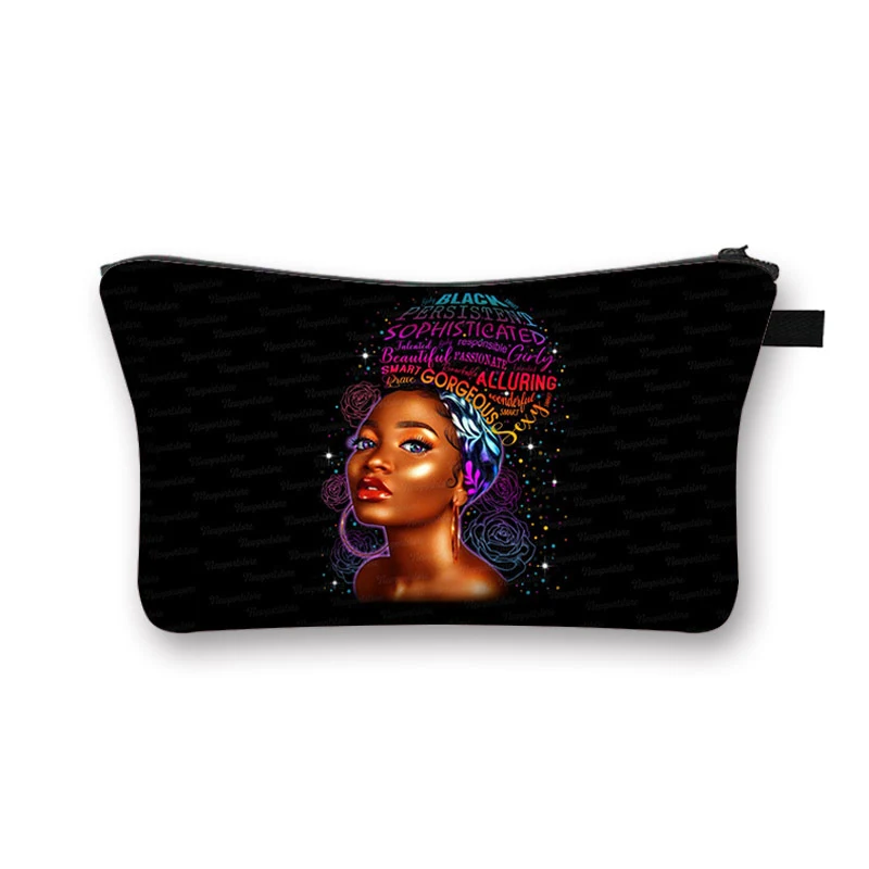 Nova bolsa de cosméticos africana digital 3D, grande capacidade, higiênica, portátil, compacta para viagem, arte em tecido, perfeita para cosméticos — foto 21