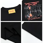 Camiseta Nova Retro Grafite Abstrato Masculina Manga Curta Verão. Conforto e estilo urbano em uma peça única. Perfeita para o verão, leve e moderna — foto 2