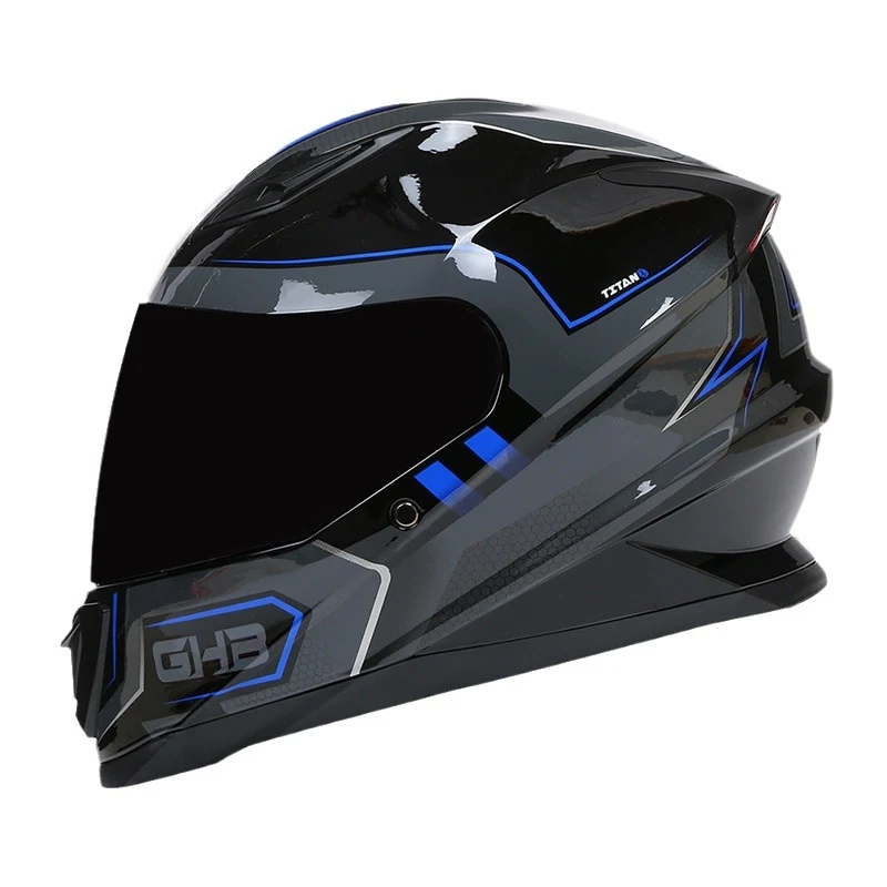 Casco da moto semplice e versatile per una guida sicura e confortevole. Goditi la libertà sulla strada con questo casco affidabile. — foto 7
