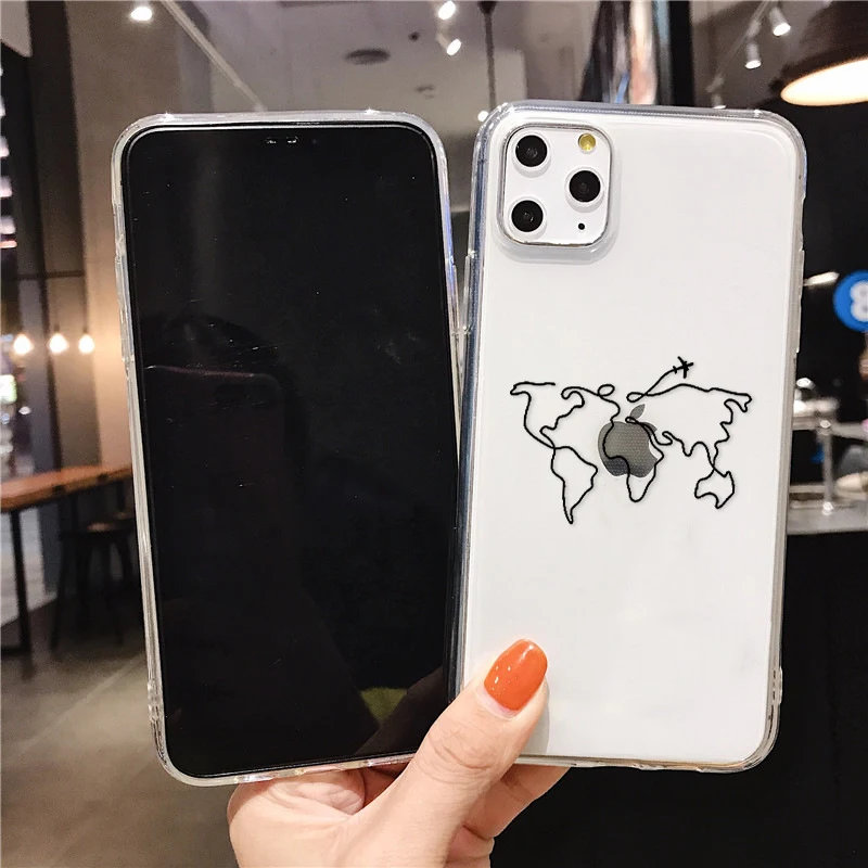 Title 3, Capinha de celular para iPhone 11 com mapa de a...