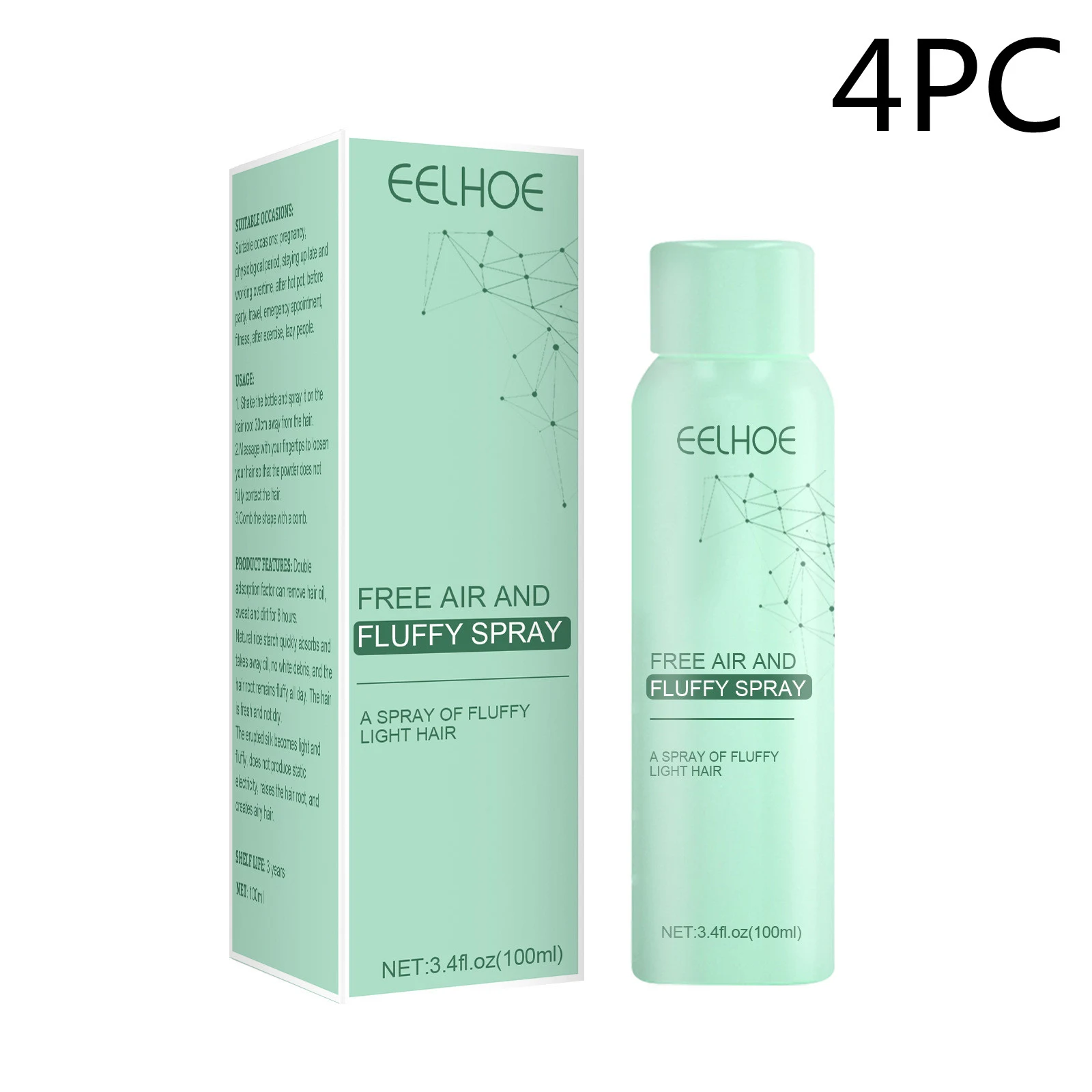Secador de Cabelo Air Fluffy Degreaser Cabeça Cabelos Soltos e Limpos Remove Gordura e Proporciona Volume Aparência Saudável e Leveza — foto 8