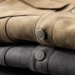 Men's fashion leather jacket, casual top. Stylish and comfortable, perfect for everyday wear. High-quality leather, vers — photo 16
