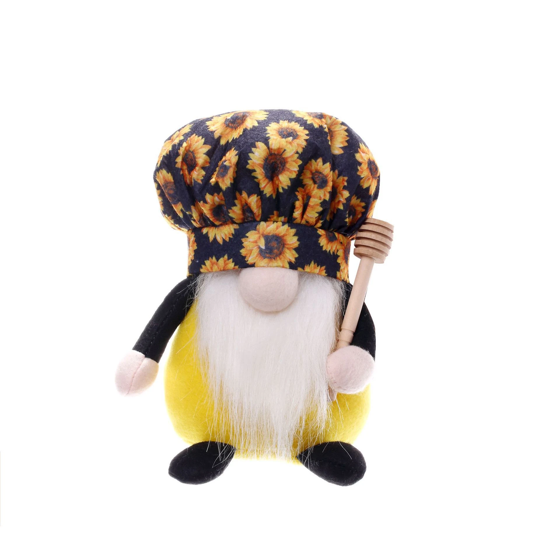 Boneco de pelúcia do Festival da Abelha, Velho sem rosto com barba, um presente adorável para decoração com toque macio e único. — foto 2