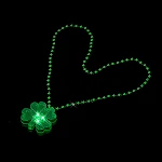 Colar Luminoso Trevo LED Três Funções — foto 10