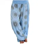 Nouveau Women's Sarouel Boho Ethnic Chic Wide Leg Pants. Perfect for Fitness and Casual Wear. Comfortable, Stylish, and — photo 2