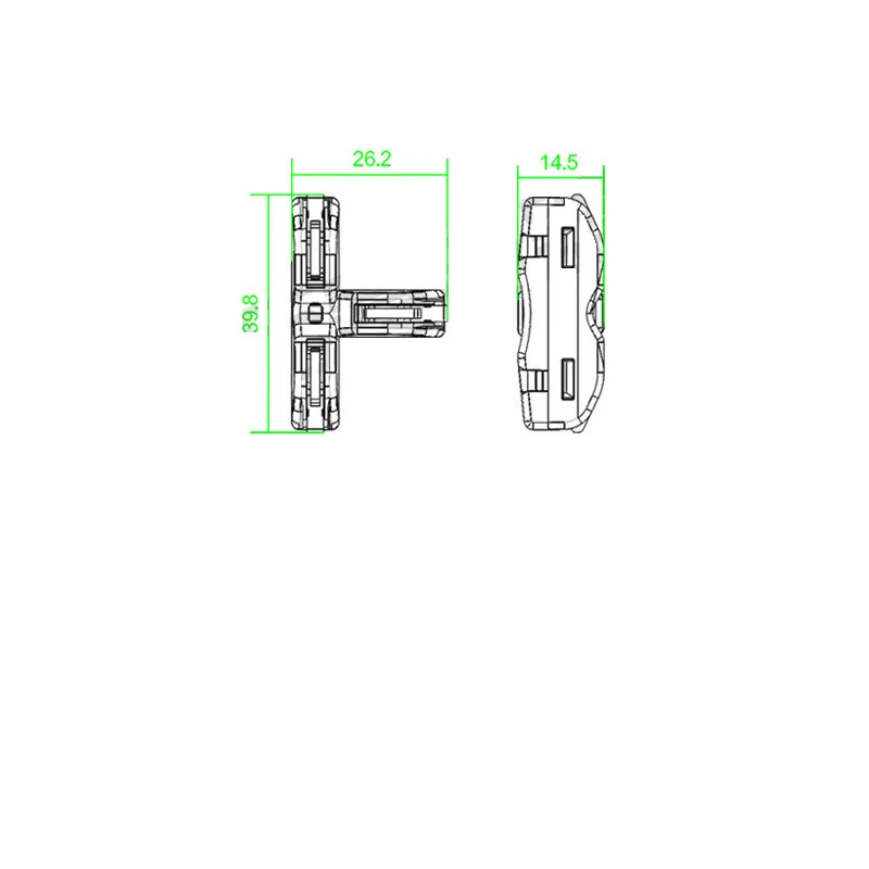 Universal T-type pressure-free cross-section wire stripping quick-distribution terminal, fast wiring solution, easy to u — photo 2