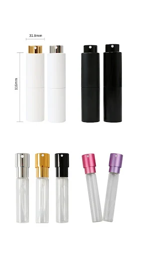 Title 1, 20ml Rotating Perfume Dispensing Spray Bottle f...