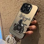 Black Frame Motorcycle Rider