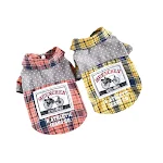 Small Dog Print Spring and Summer Shirt. Lightweight and breathable dog clothes for warm weather, keeping your pet cool — photo 3