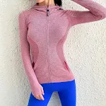 Damen Kapuzen-Sportjacke für Laufen & Yoga. Atmungsaktives Material, perfekter Tragekomfort, optimale Bewegungsfreiheit beim Training. — foto 1