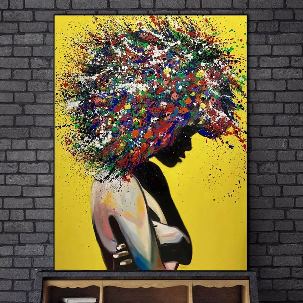 Street style graffiti painting canvas, bring vibrant urban art to your home, adding a bold statement piece with expressi — photo 1