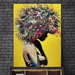 Street style graffiti painting canvas, bring vibrant urban art to your home, adding a bold statement piece with expressi — photo 1
