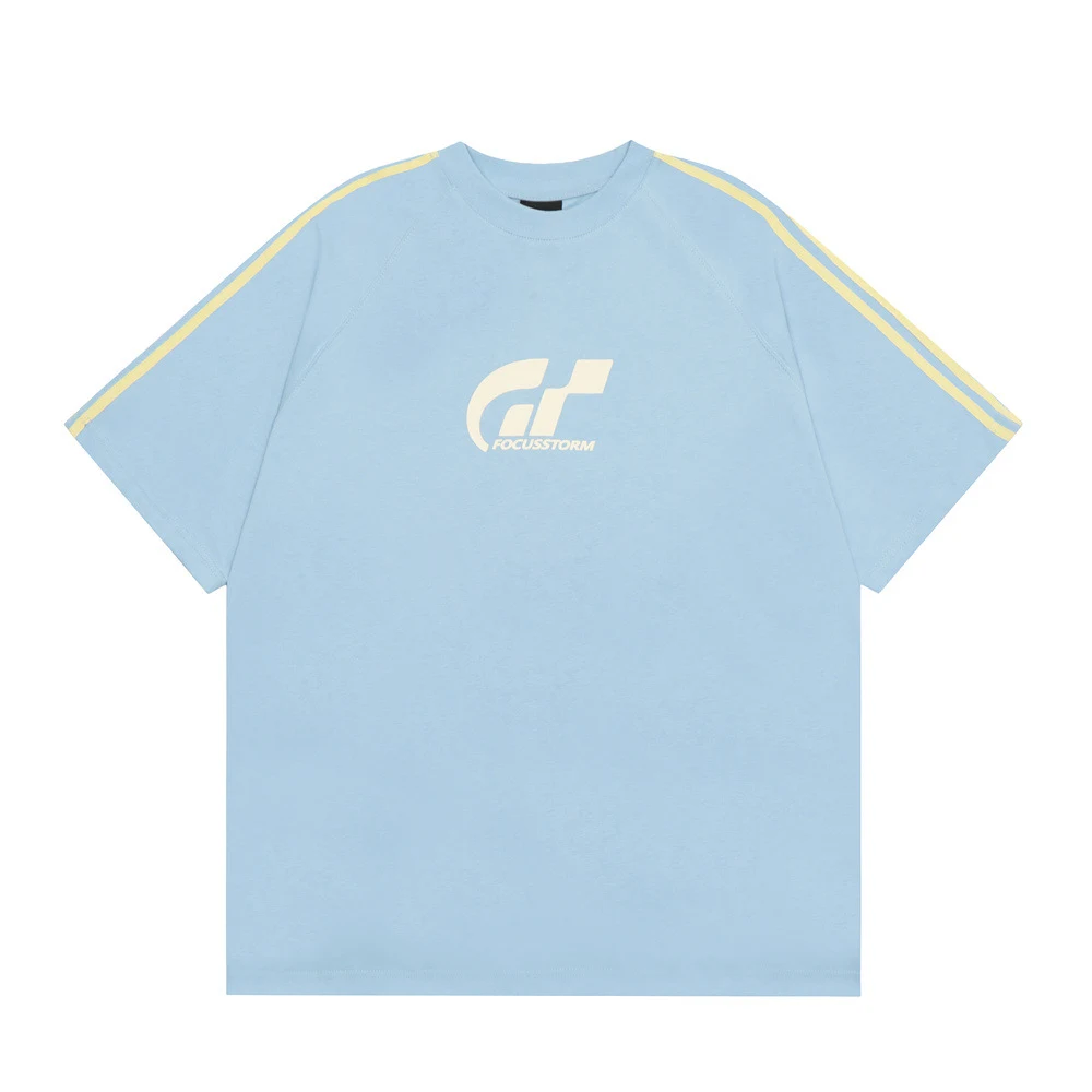 Fashion Personality Short Letter Cotton T-shirt Men. Comfortable and stylish, a perfect everyday casual tee expressing y — photo 4