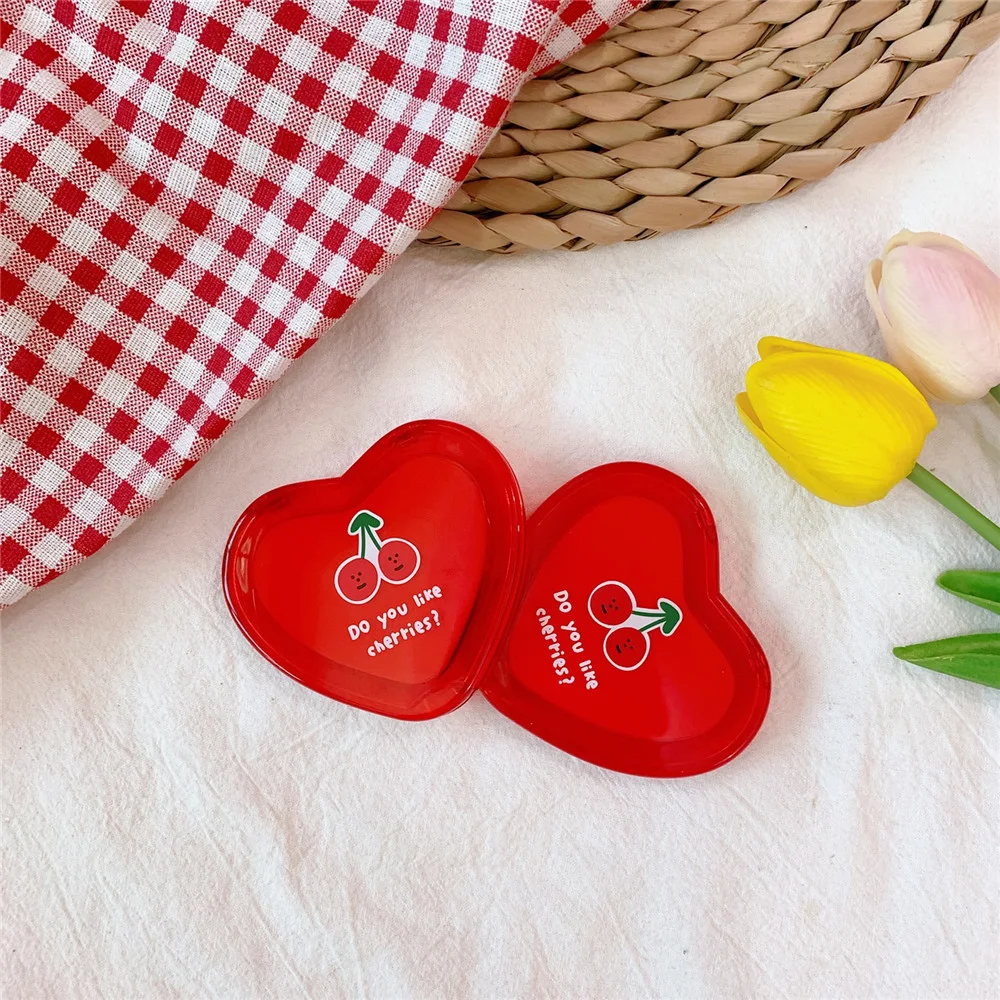 Title 8, Espejo de corazón con forma de cereza, perfecto...