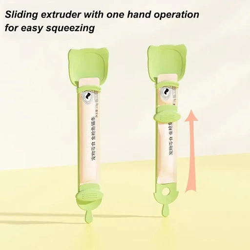 Cat Strip Feeder Spoon Long Handle Cat Food Strip Squeezer Pet Meat Mud Food Squeeze Treat Dispense Spoon For Cats Pet S — photo 4