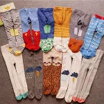 Leggings de meia-calça de algodão para bebês INS, confortáveis e macias para o dia a dia. Ideais para manter seu bebê aquecido e estiloso em qualquer ocasião. — foto 8