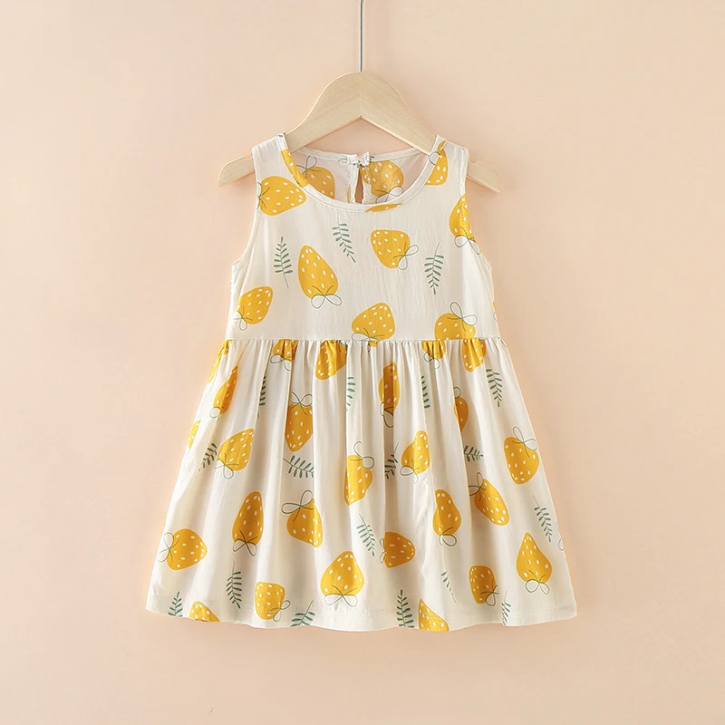 Vestido de verão infantil estilo Western para meninas, perfeito para um visual moderno e fresco, ideal para o calor e fotos incríveis. — foto 7