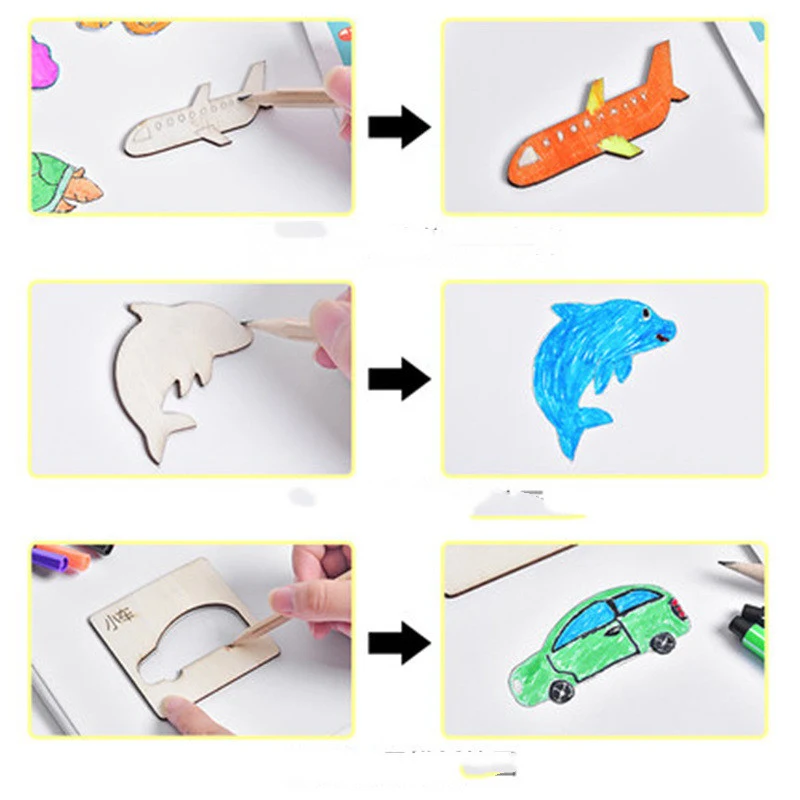 Title 4, Child Drawing Graffiti Tools Suit Baby Early Ed...
