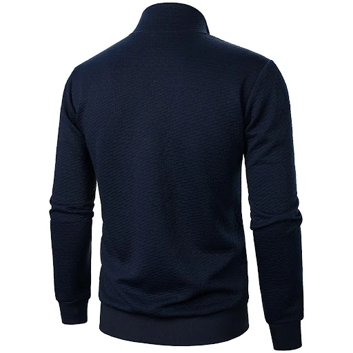 Title 4, Mens Casual Jacquard Cardigan Sweater Comforta...